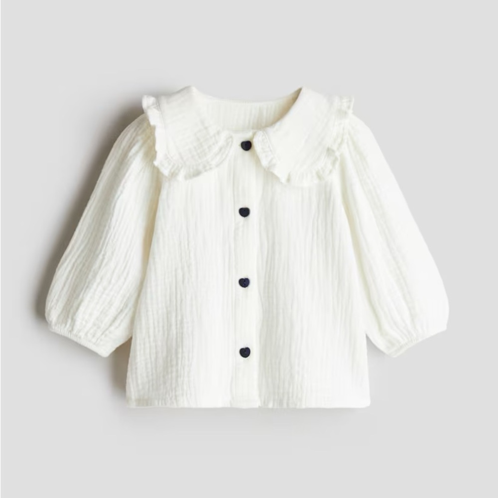 Toddler Girls Collared Blouse